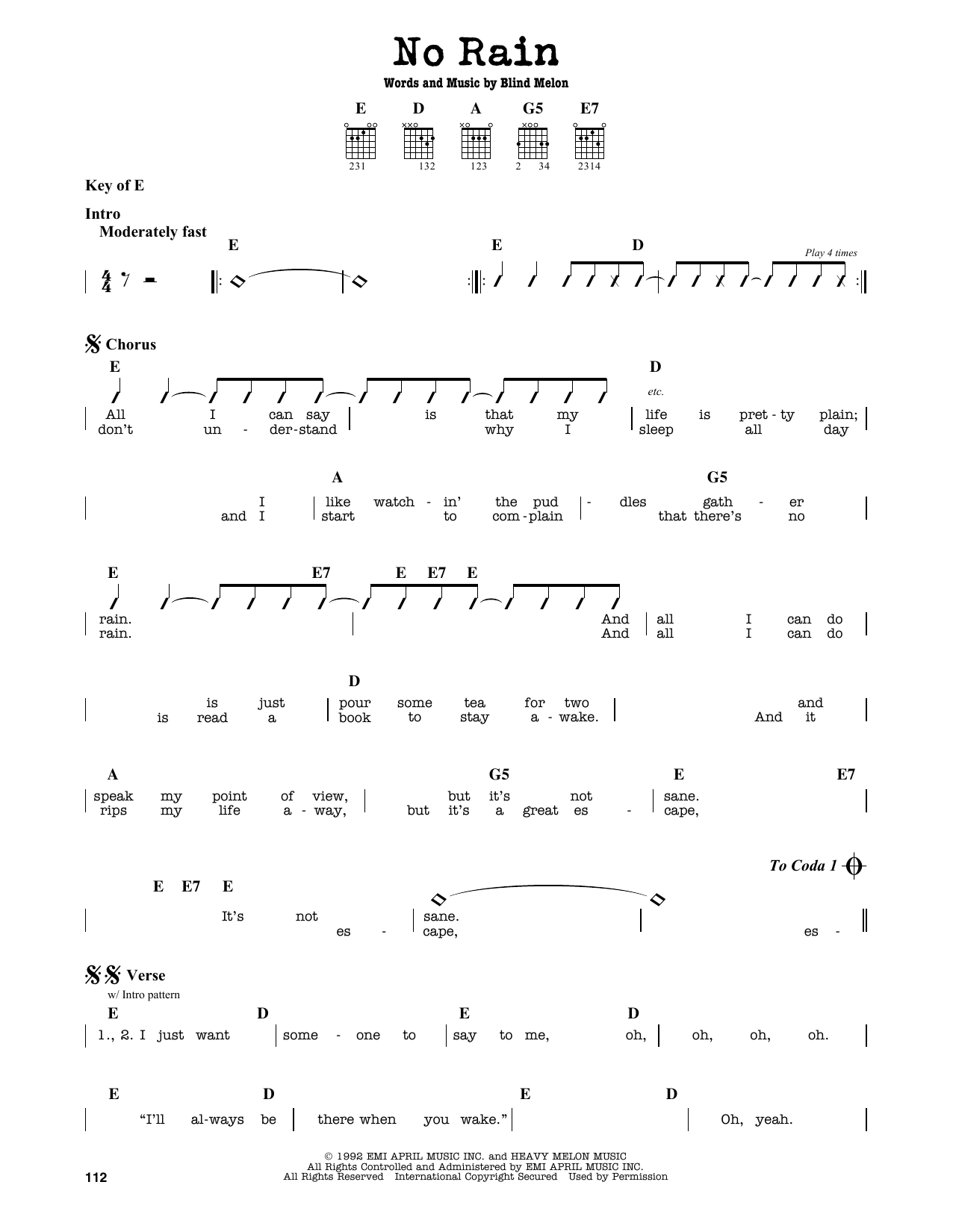 Produktgalerie: Seite 1 von 1 No Rain, Blind Melon