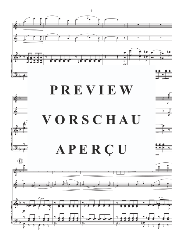 Product gallery: Page 11 of 11 Souvenir du Rigi - Idylle Op. 34, , Flute, French Horn and Piano