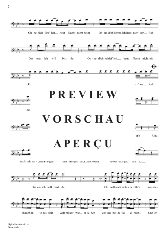 gallery: Ohne dich , Münchener Freiheit, (Posaune / Bariton)