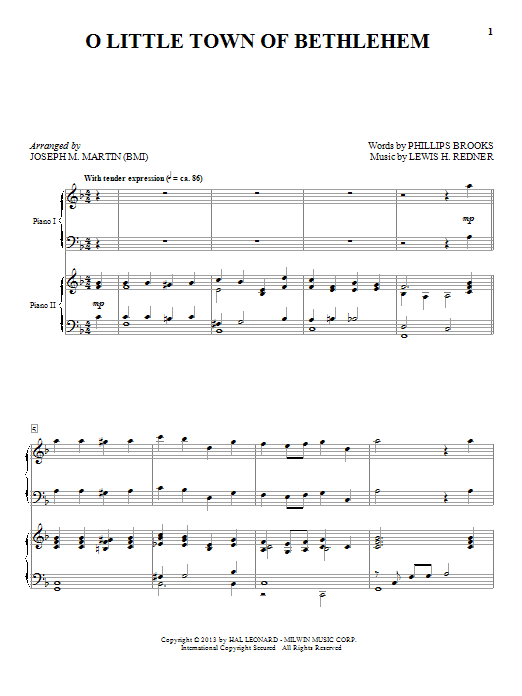 Produktbild zu: O Little Town Of Bethlehem