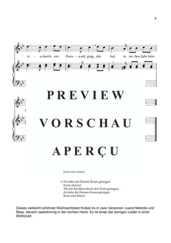 Product gallery: Page 4 of 4 Maria duch ein Dornwald ging, , Accordion and vocals