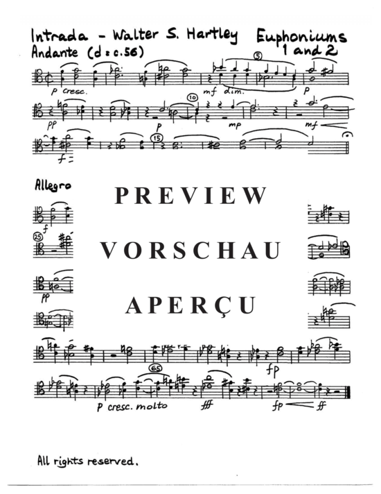 Produktgalerie: Seite 11 von 21 Intrada and Gigue , , (Euphonium Ensemble 8 Euphoniums)