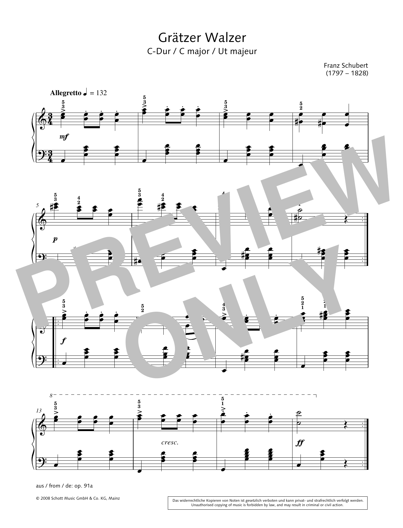 Product gallery: Page 1 of 1 Grätzer Walzer in C major, Hans-Gunter Heumann