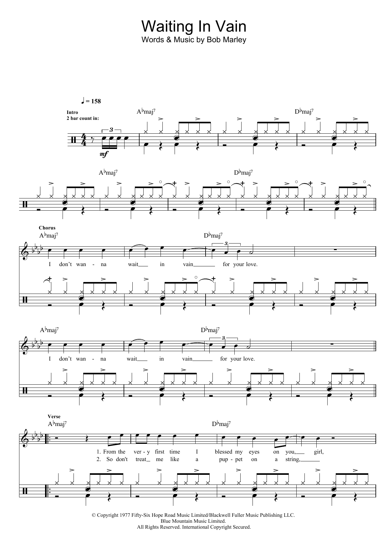 Produktbild zu:  Waiting In Vain - Bob Marley