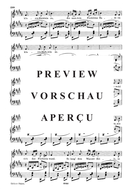 gallery: Die Forelle D.550 , , (Gesang mittel + Klavier)
