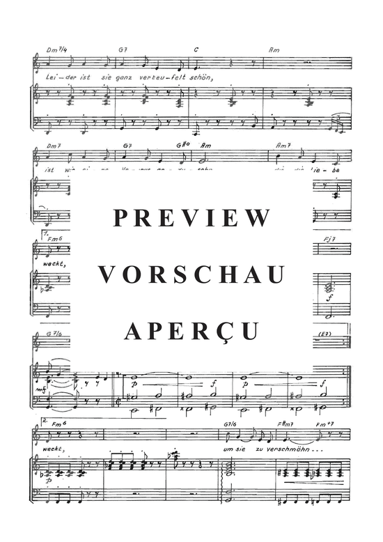 Product gallery: Page 12 of 21 6 Melodien aus dem Musical Casanova , , Piano and Voice