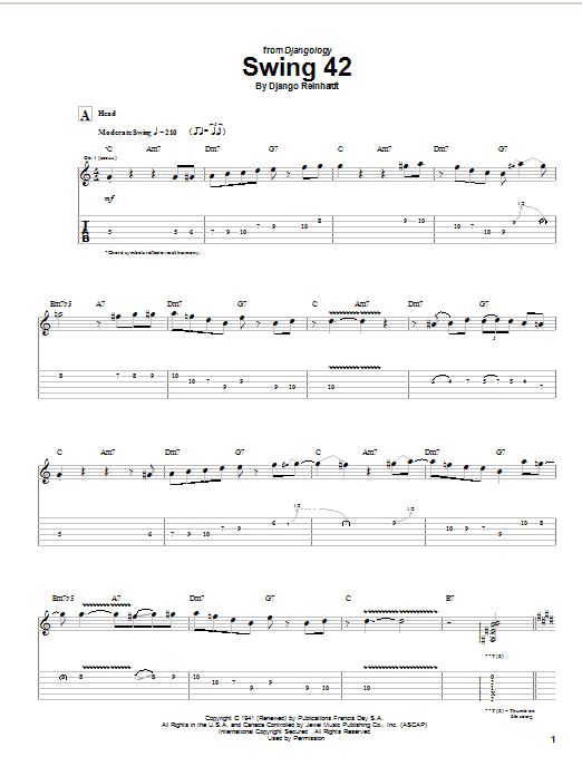 Product gallery: Page 1 of 1 Swing 42, Django Reinhardt