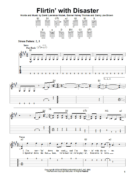 Product gallery: Page 1 of 1 Flirtin' With Disaster, Molly Hatchet