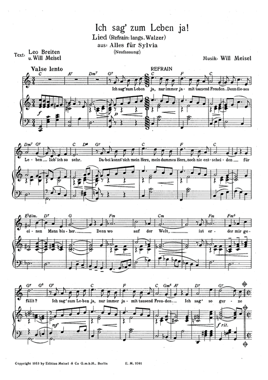 Produktbild zu: Ich sag zum Leben ja!aus: Alles für Sylvia