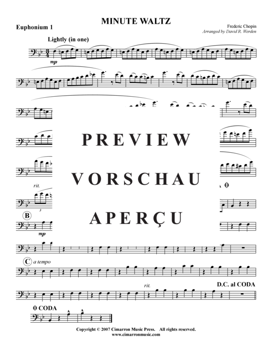 Product gallery: Page 4 of 9 Minuten Walzer , , (Tuba Quartet: 2x Baritone, 2xTuba)