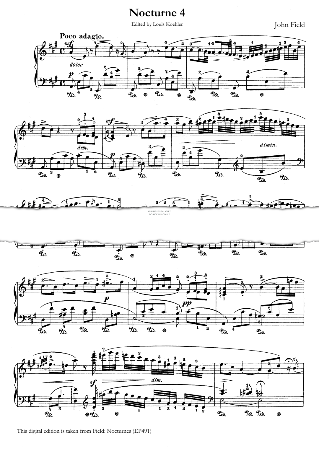 gallery: Nocturne No.4 in A, John Field