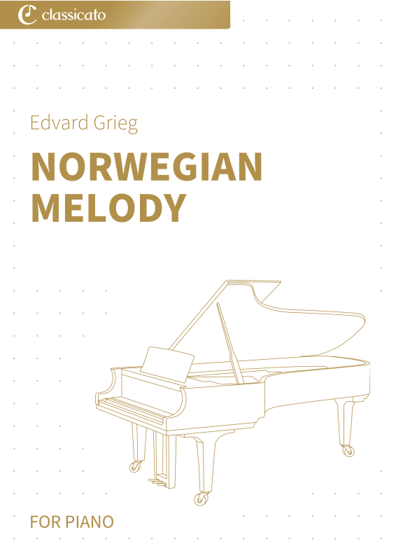 Product picture to: Norwegian melody - No. 6 from Lyric Pieces, Book 1, op. 12Edvard Grieg