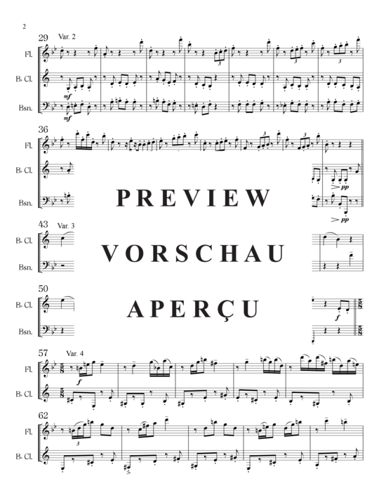 Product gallery: Page 3 of 17 Hymnal Variations , , (flute, clarinet, bassoon)