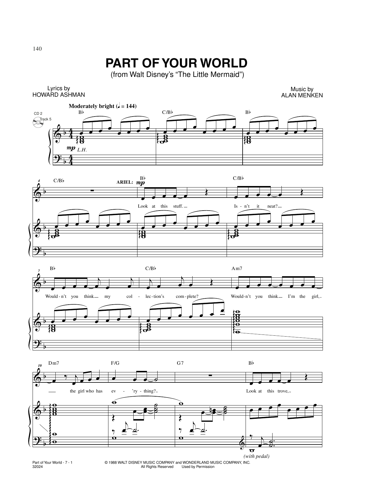 Product picture to: Part Of Your World (from The Little Mermaid)
