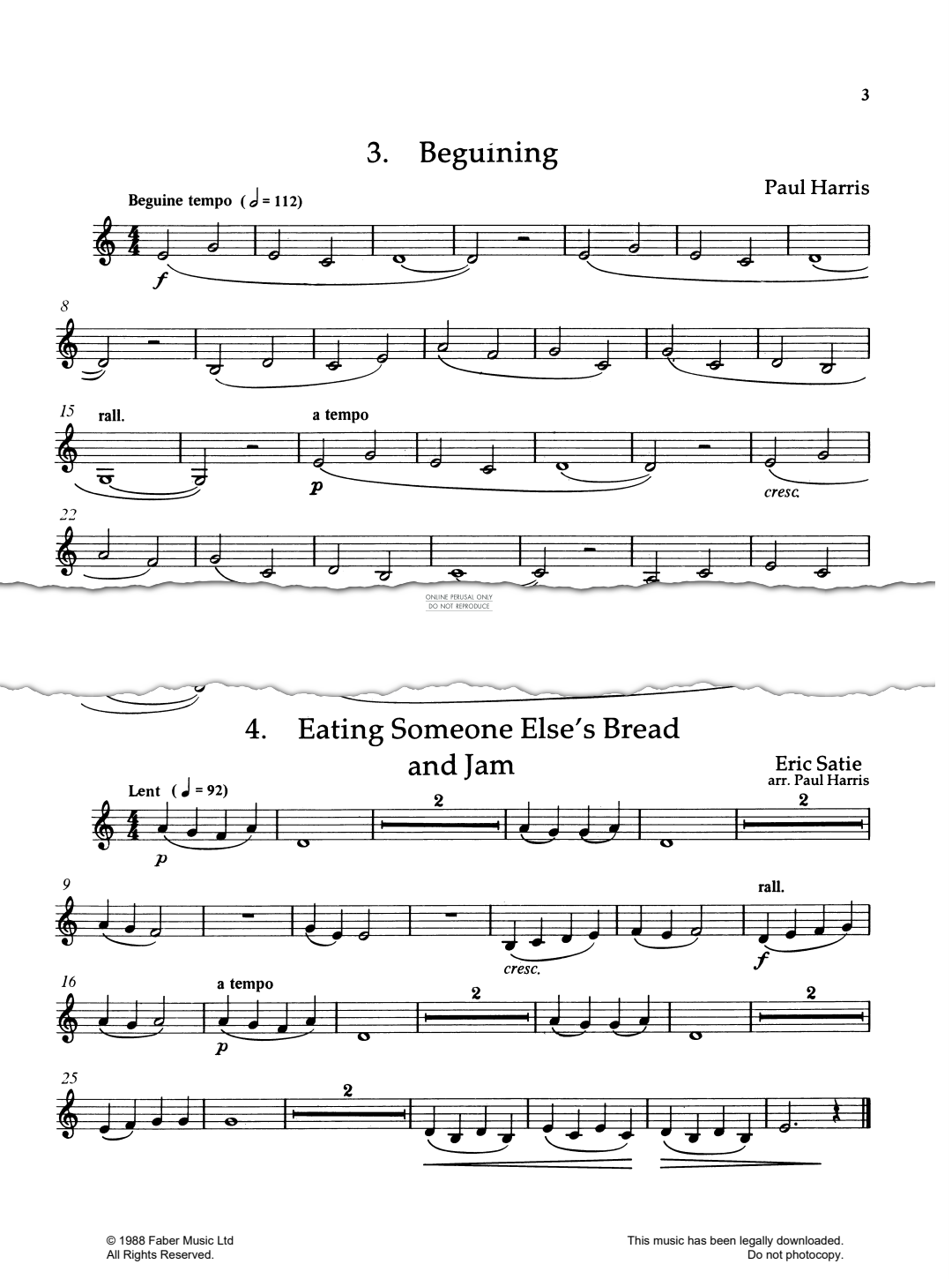 Produktgalerie: Seite 1 von 1 Eating Someone Else's Bread And Jam, Erik Satie, Klarinette, Klavier