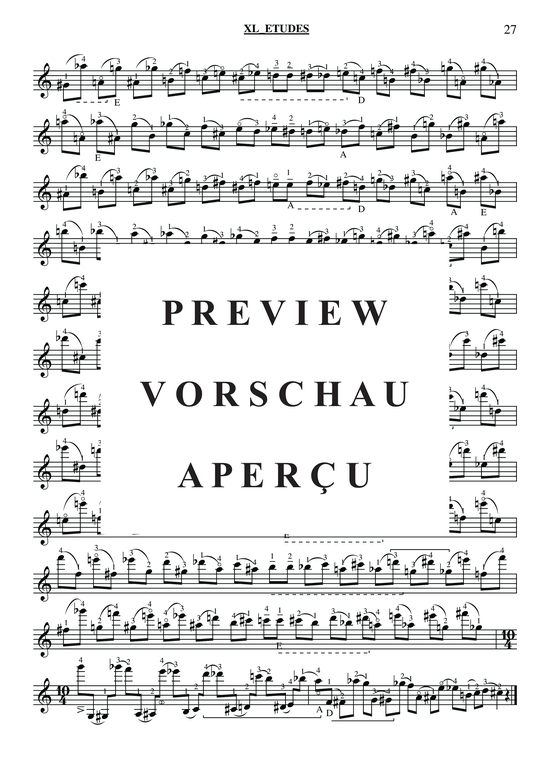 gallery: 40 Études for Violin , , (Geige Solo)