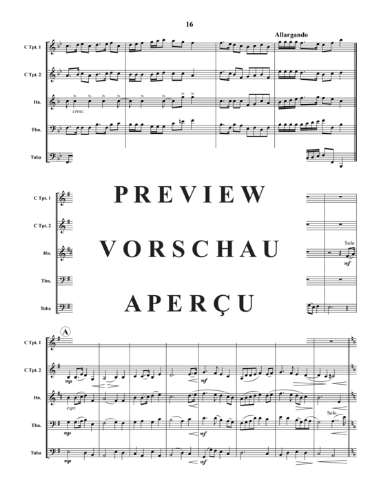 Produktgalerie: Seite 18 von 21 Carols for Brass, Set. 3 , , (Blechbläserquintett)