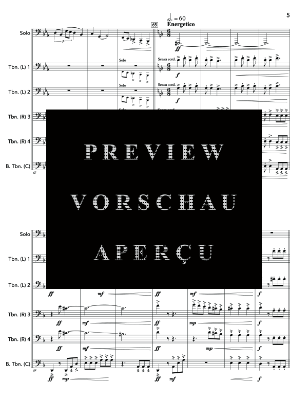 Produktgalerie: Seite 9 von 11 Monolith, , (Ensemble Tuba + Posaunen Quintett)