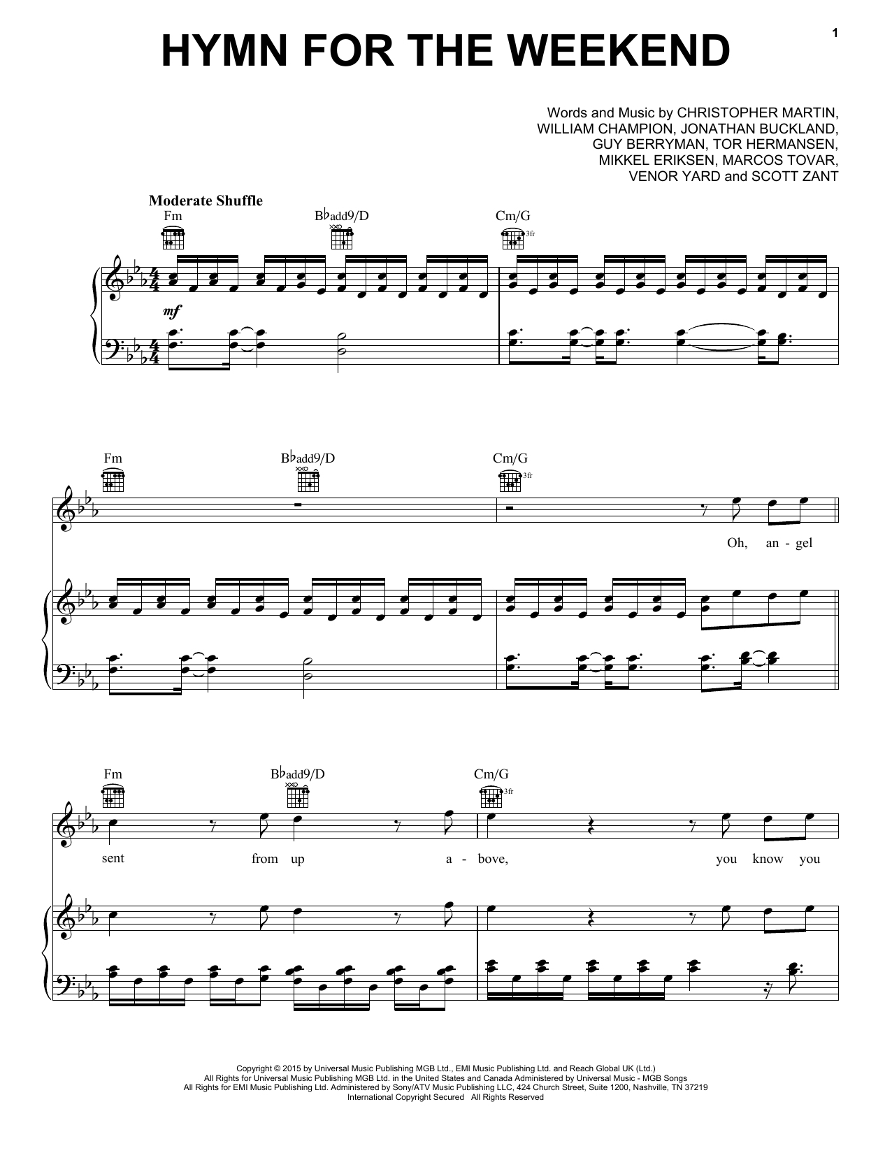Produktbild zu: Hymn For The Weekend