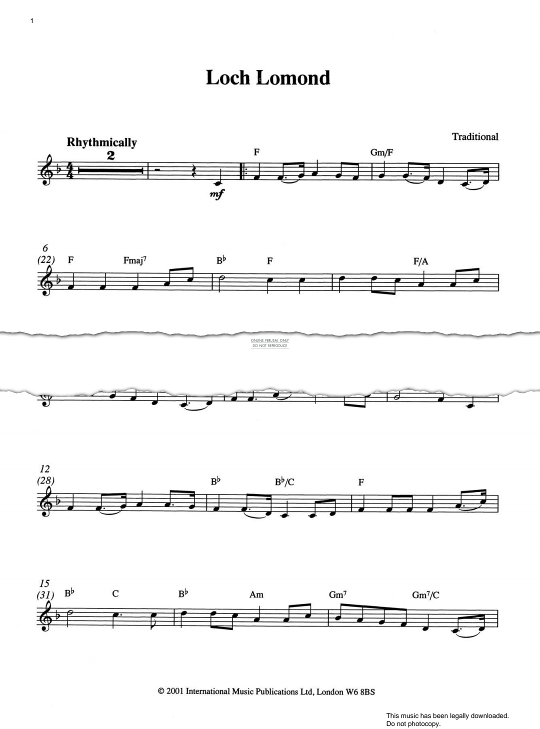Produktbild zu: Loch Lomond