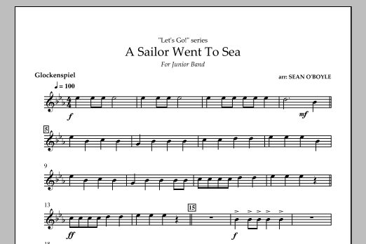Produktbild zu:  A Sailor Went To Sea - Glockenspiel - 
