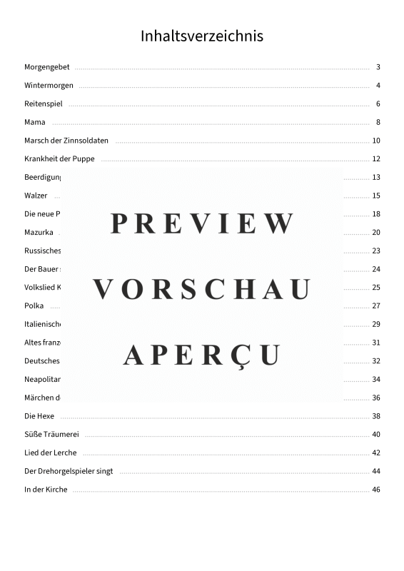 gallery: Kinderalbum op. 39, , (Klavier Solo)