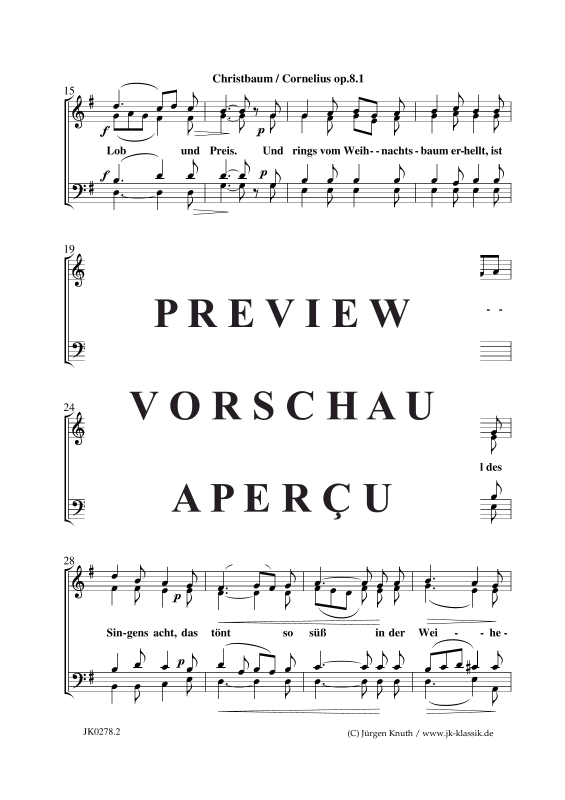 Product gallery: Page 3 of 4 Wie schön geschmückt der festliche Raum , , (mixed choir)