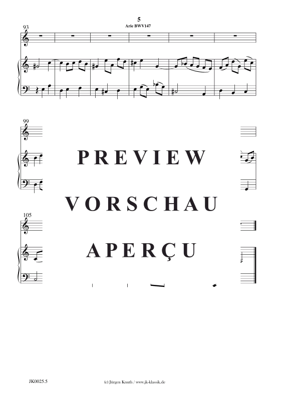 Produktgalerie: Seite 6 von 11 Schäme dich,o Seele, nicht , , (Klavier + Melodie in C)