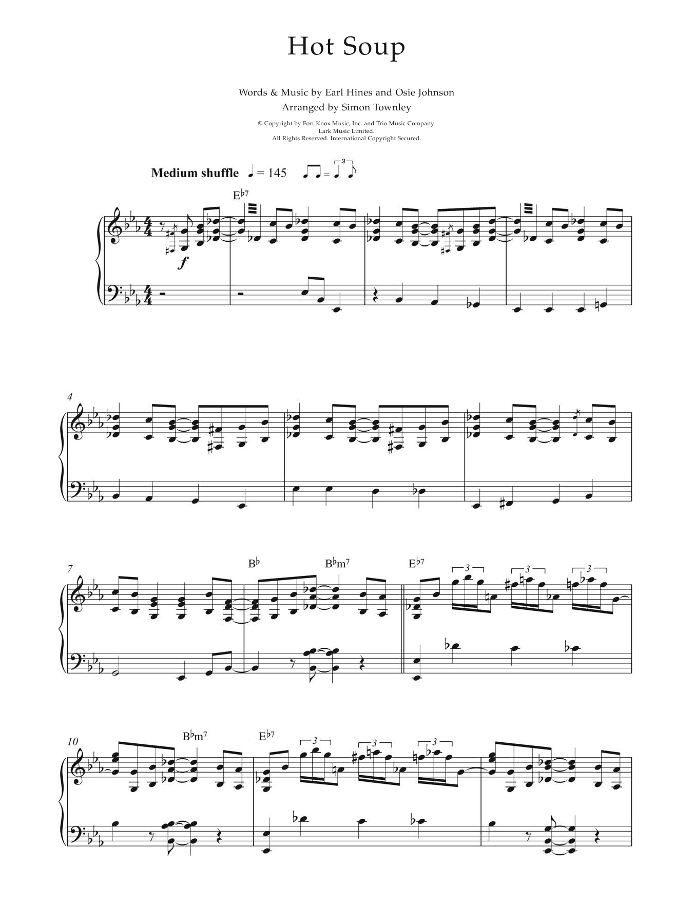 Product gallery: Page 1 of 1 Hot Soup, Earl Hines