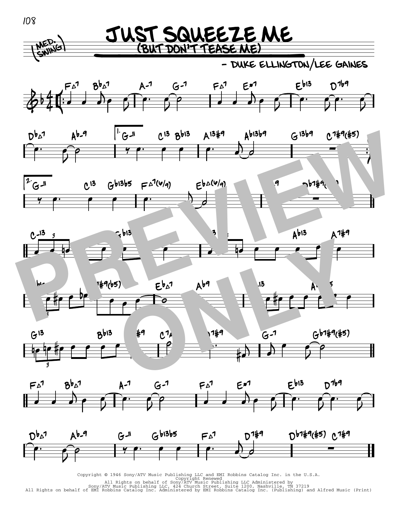 Produktbild zu: Just Squeeze Me (But Don't Tease Me) (arr. David Hazeltine)