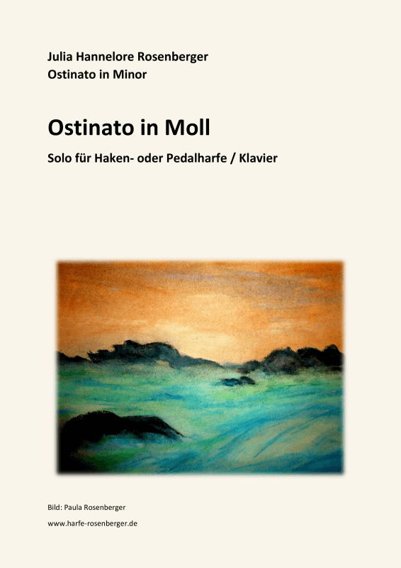 cover: Ostinato in Moll, , (solo for hook or pedal harp / piano)