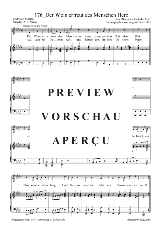 Product gallery: Page 2 of 3 Der Wein erfreut des Menschen Herz , , Piano and Voice