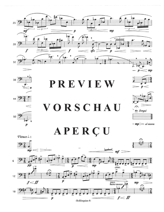 Product gallery: Page 7 of 9 Soliloquies , , (Euphonium Solo)