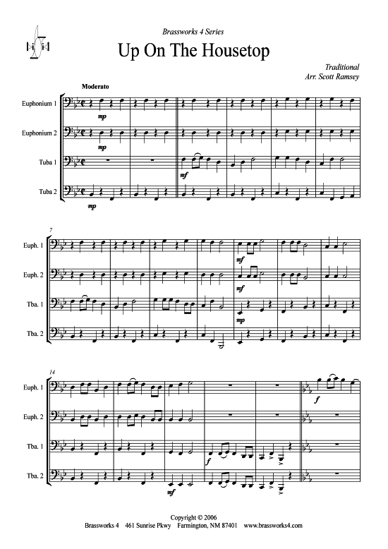 Product picture to: Up on the Housetop Traditional