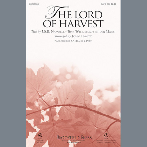 cover: The Lord Of Harvest, John Leavitt, Chor