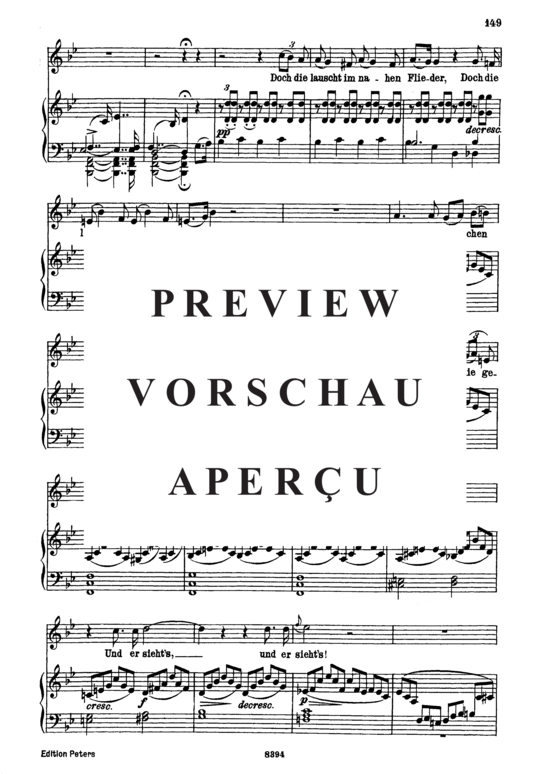 Product gallery: Page 3 of 4 Wiederschein D.639, , High Voice and Piano