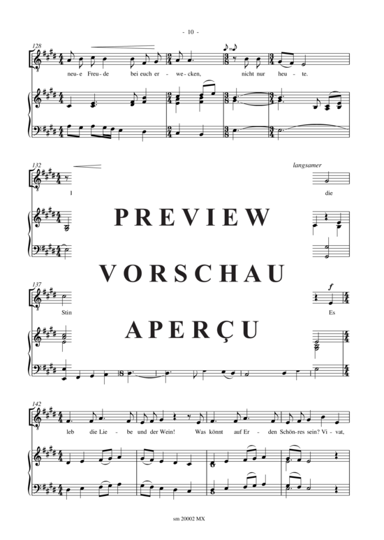 Product gallery: Page 12 of 19 Es leb' die Liebe und der Wein , , (bass solo, mixed choir + piano)
