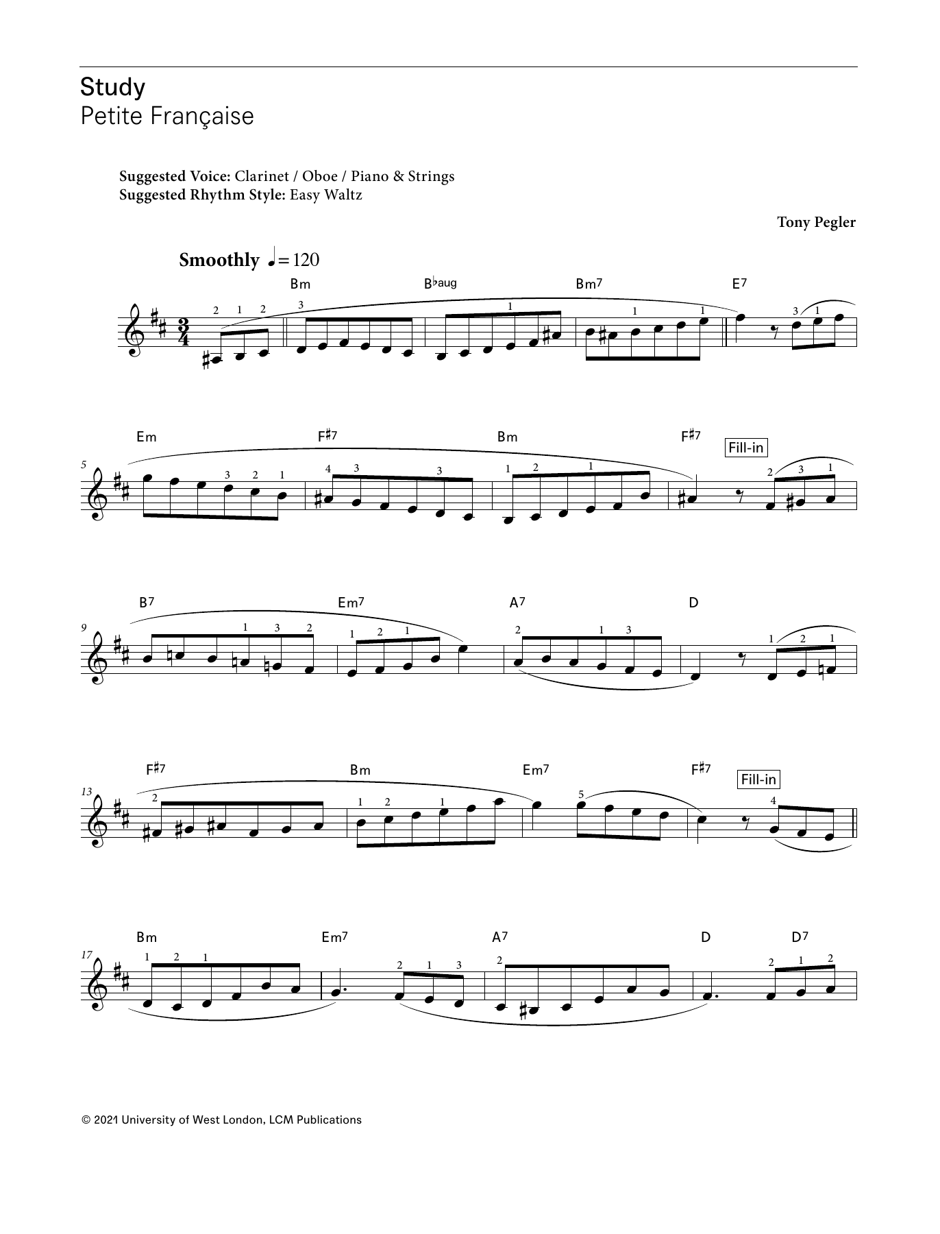 Produktgalerie: Seite 1 von 1 Petite Française (from LCME Electronic Keyboard Study Grade 4), Tony Pegler, Klavier