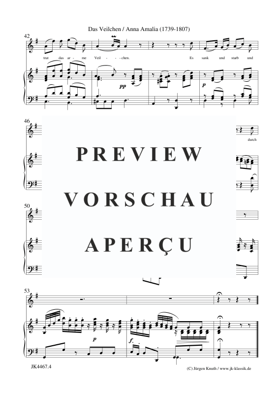 Produktgalerie: Seite 5 von 11 Das Veilchen, , Gesang hoch und Klavier