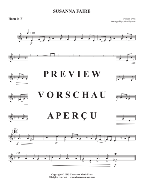 Produktgalerie: Seite 7 von 9 Susanna Faire , , (Blechbläserquintett)