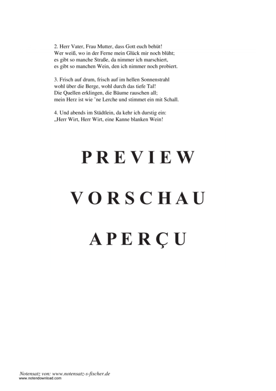 Product gallery: Page 3 of 3 Burschenlust , , Piano and Voice