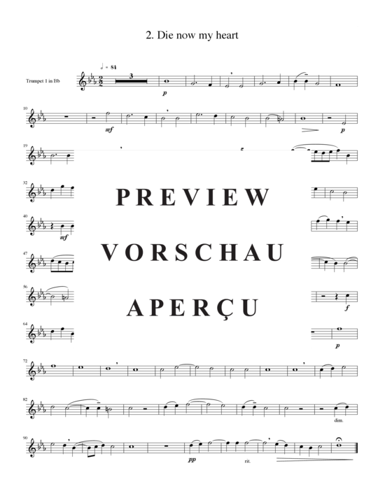 Produktgalerie: Seite 13 von 15 Zwei Madrigale Vol. 3, , (2xTrompete in B/C, Horn in F, Posaune)
