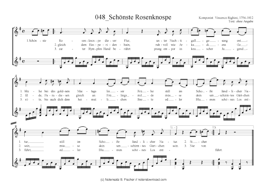 Product picture to: Schönste Rosenknospe Vincenzo Righini, 1756-1812 