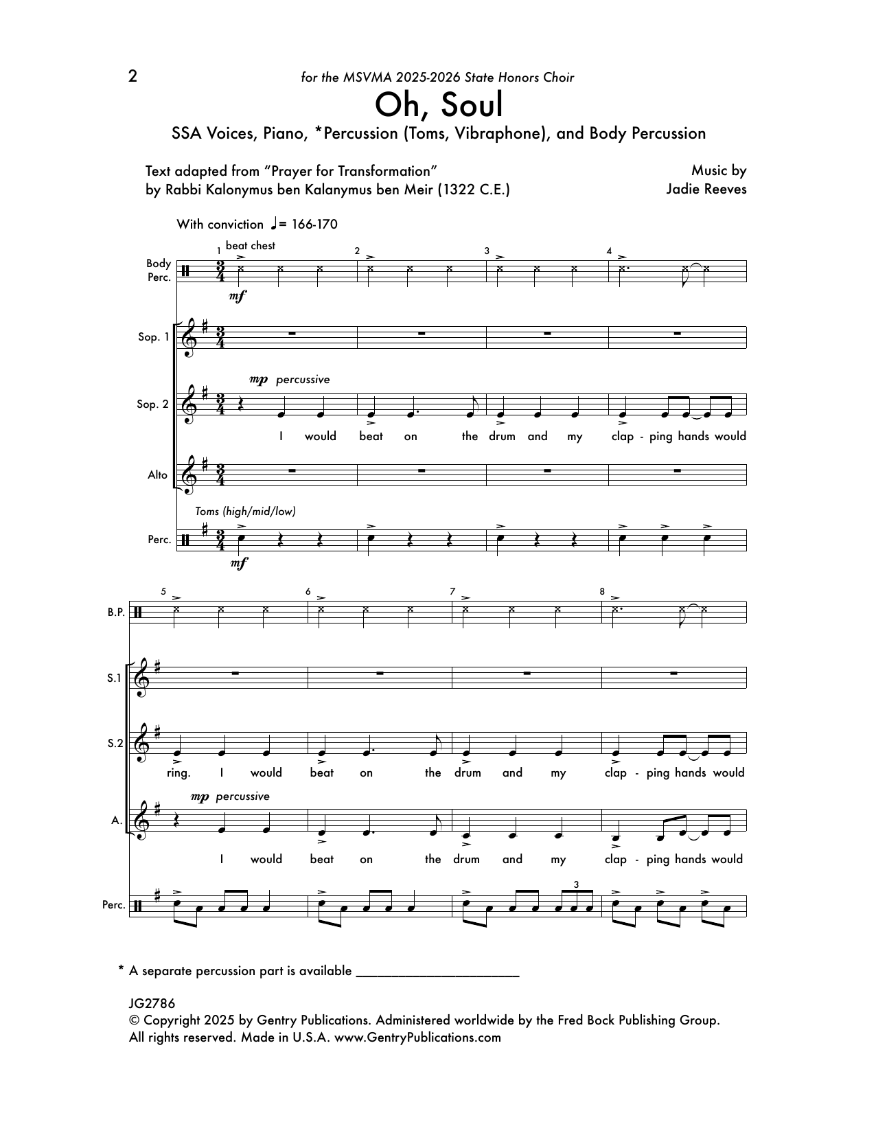 Produktgalerie: Seite 1 von 1 Oh, Soul, Jadie Douglass Reeves, Chor