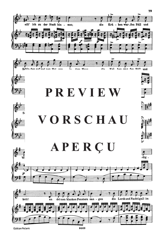 Product gallery: Page 3 of 5 Rückblick D.911-8 (Winterreise), , High Voice and Piano