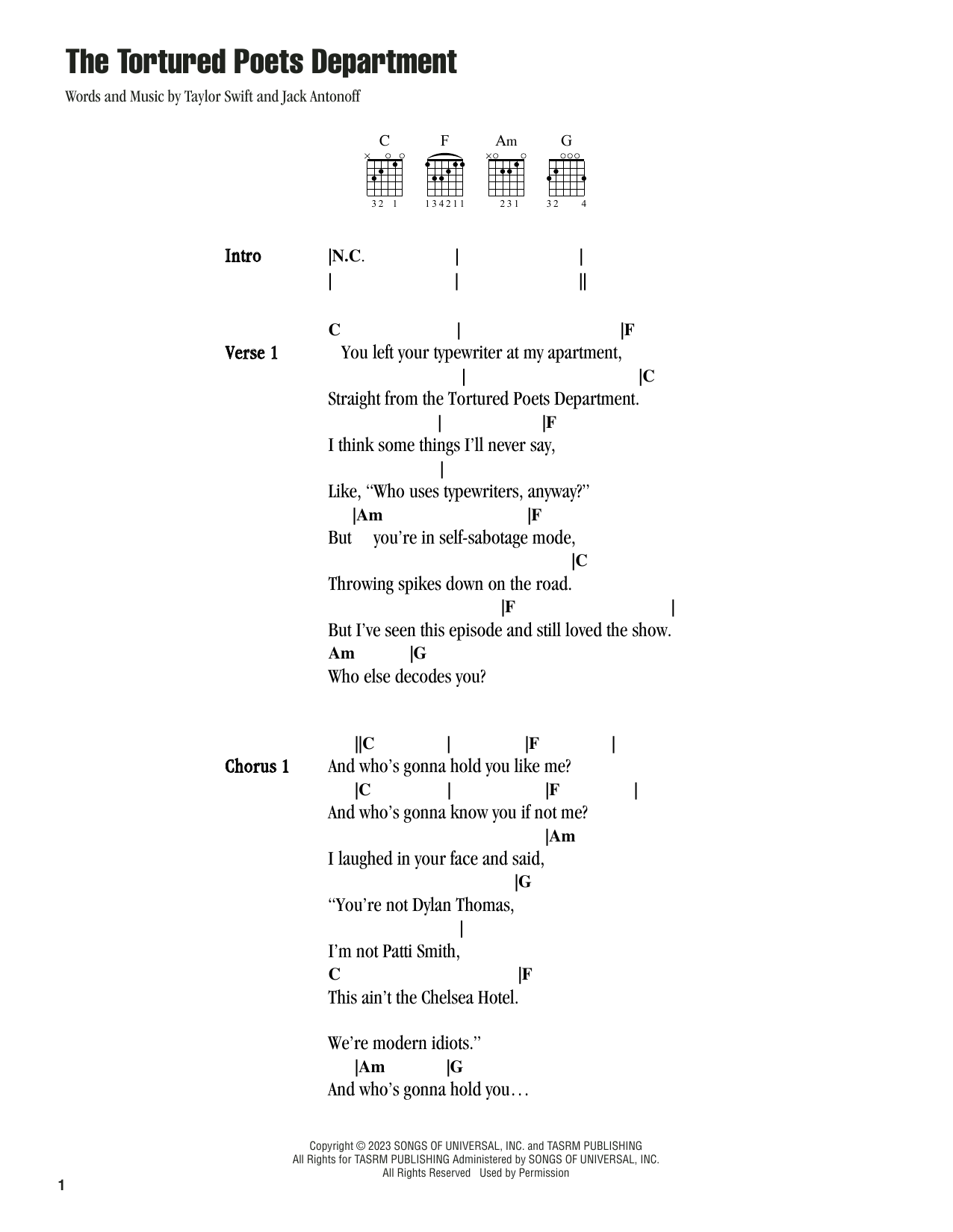 Produktbild zu: The Tortured Poets Department