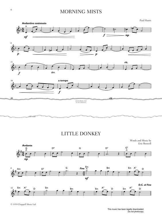 Produktgalerie: Seite 1 von 1 Morning Mists, Paul Harris, Violine