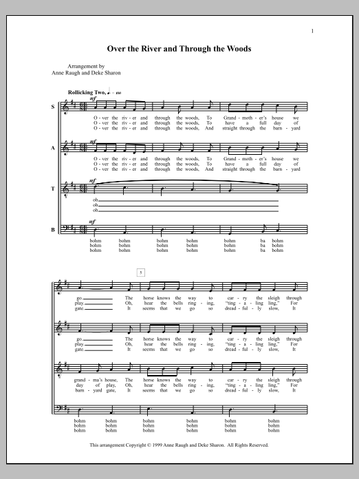Produktbild zu: Over the River and Through the Woods