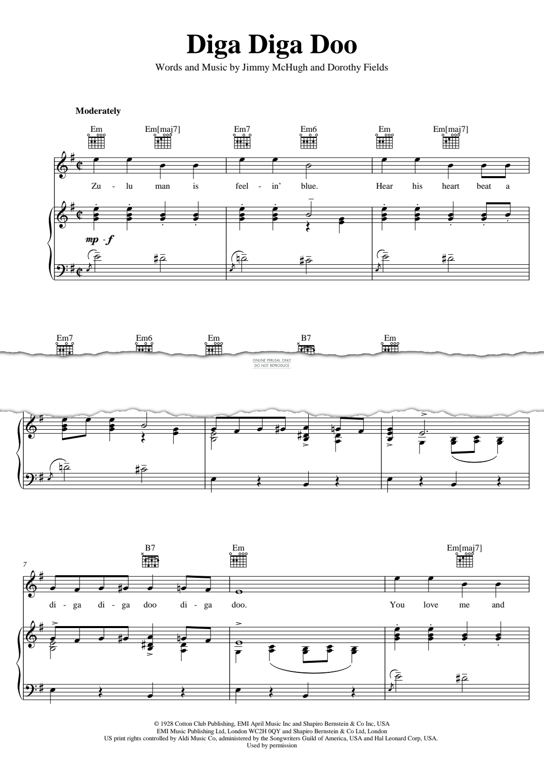 gallery: Diga Diga Doo, Jimmy McHugh