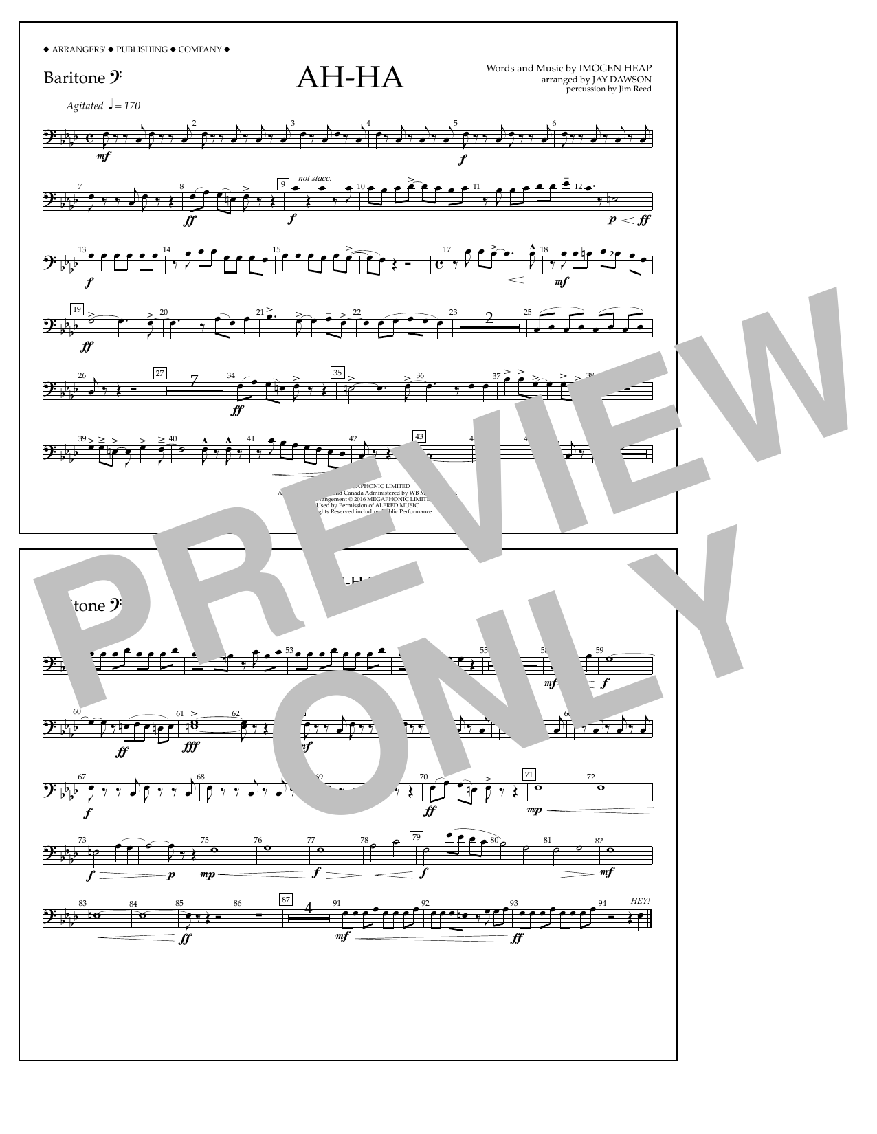 Product picture to: Ah-ha - Baritone B.C.